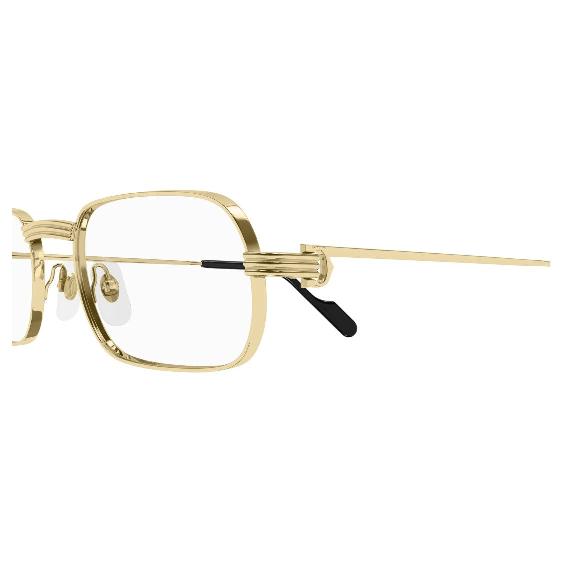 Cartier Ct0556o Rectangular Metal Eyeglasses
