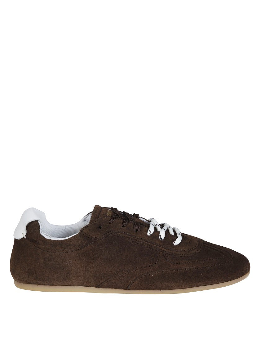 Alohas Chocolate Brown Suede Leather Sneakers