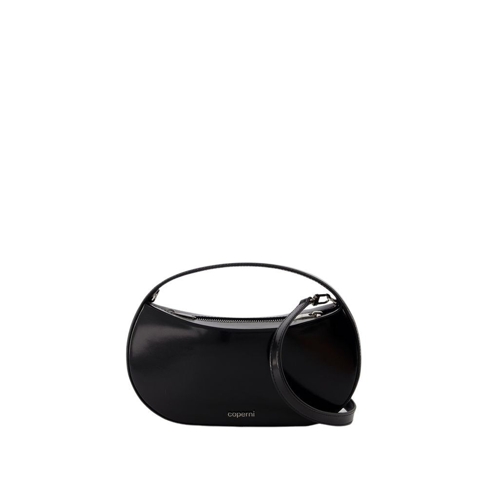 Coperni Small Sound Swipe Bag - Leather - Black