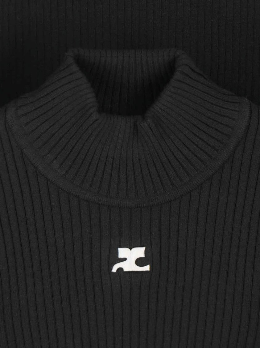 Courrèges Reedition Ribbed Sweater