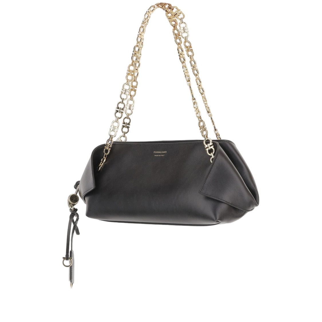 Salvatore Ferragamo Calfskin Leather Shoulder Bag