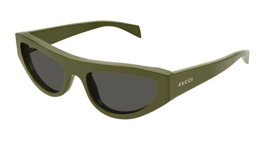 Gucci Green Olive Green Acetate Oversized Sunglasses