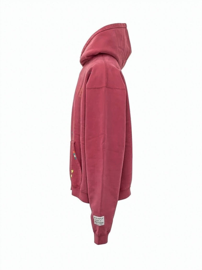 Gallery Dept. Relaxed-Fit Hoodie With Vintage Paint Splatter Design