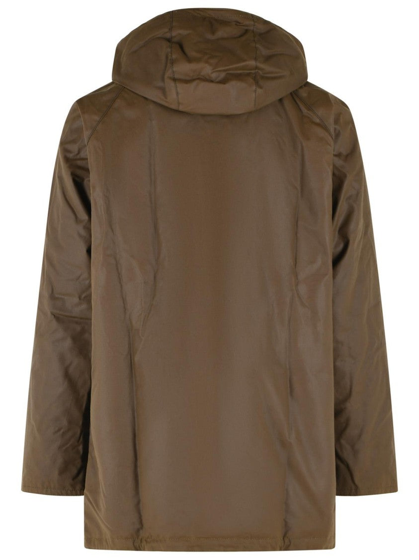 Barbour Brown Waxed Cotton Bedale Parka