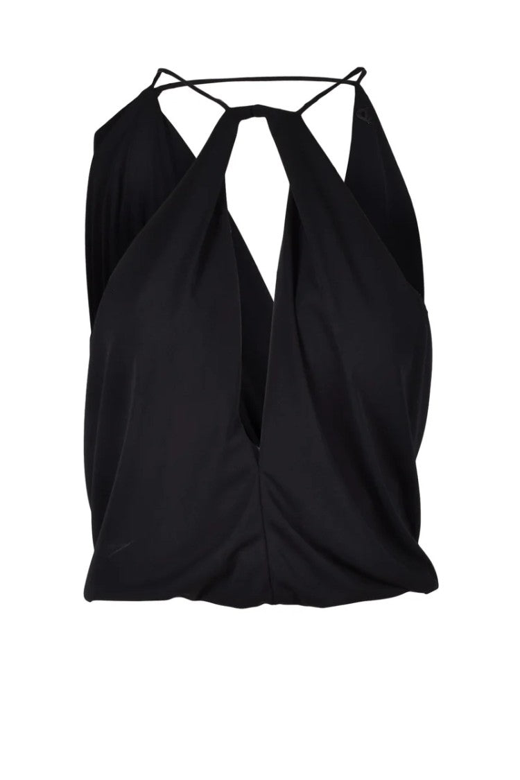 Dondup Polyester Top - Black