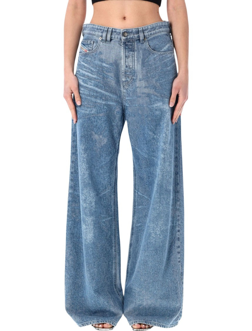 Diesel 1996 D Sire Relaxed Satin Denim Jeans