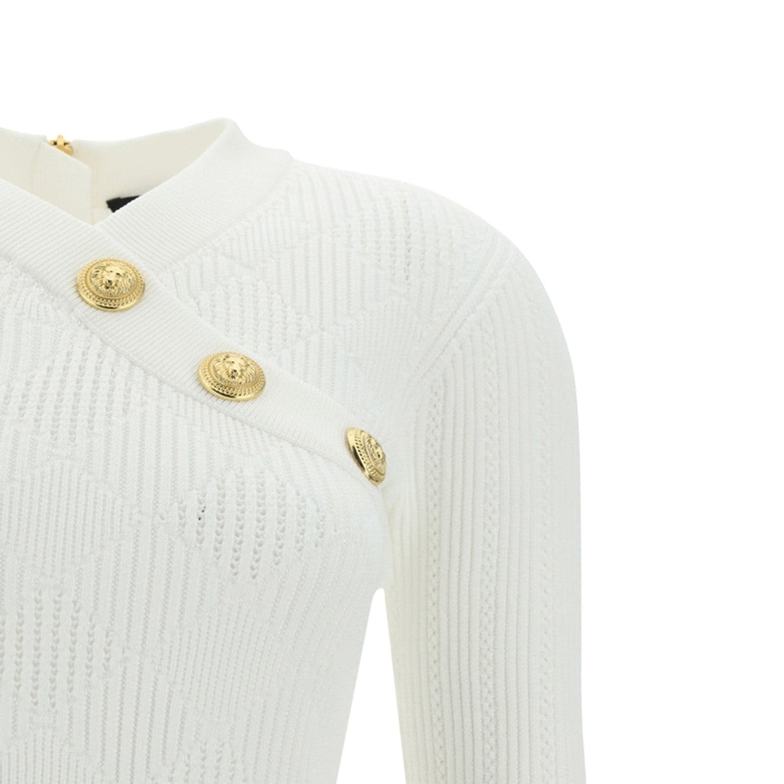 Balmain Ribbed Mini Dress