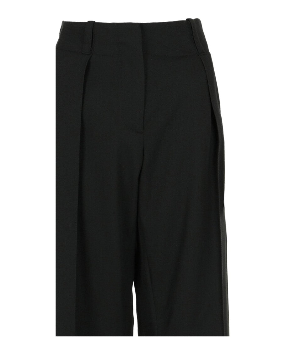 Ferragamo Pleated Wide Leg Trousers