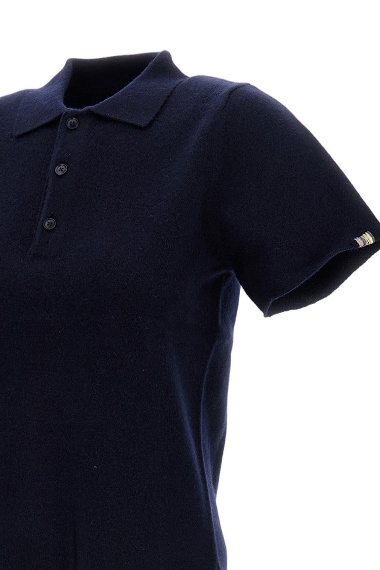 Extreme Cashmere Salamander Wool Blend Polo Shirt