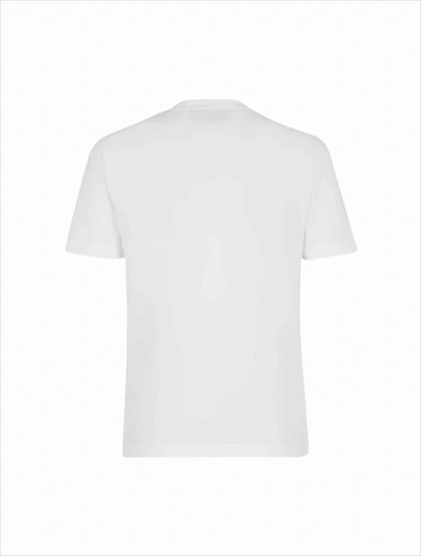Fendi Short-Sleeved Cotton T-Shirt With Sequined Logo