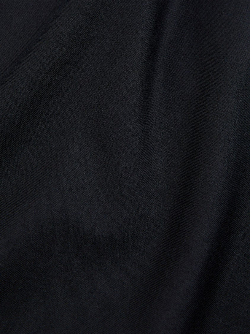 Zanone Black Boxy Fit Smooth Fabric T-Shirt