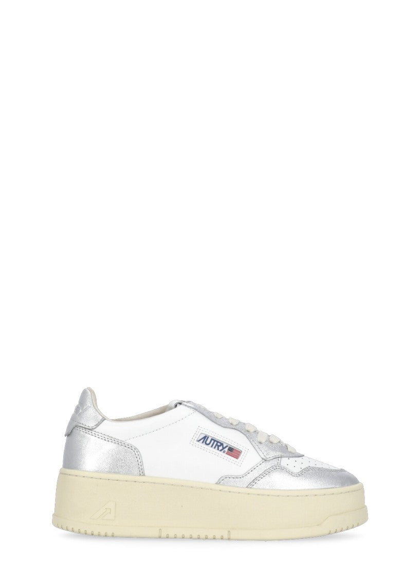 Autry White Autry Leather Sneakers