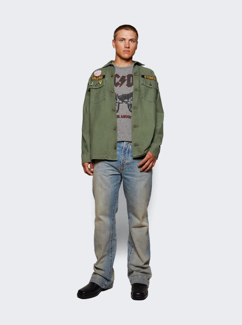 Madeworn Rolling Stone Jacket Faded Army