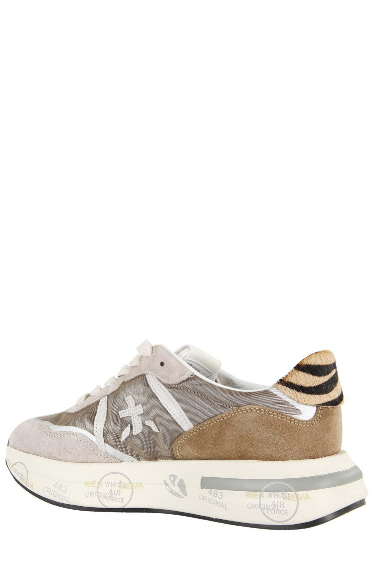 Premiata Cassie Low-Top Sneakers With Pony Skin Reinforcement