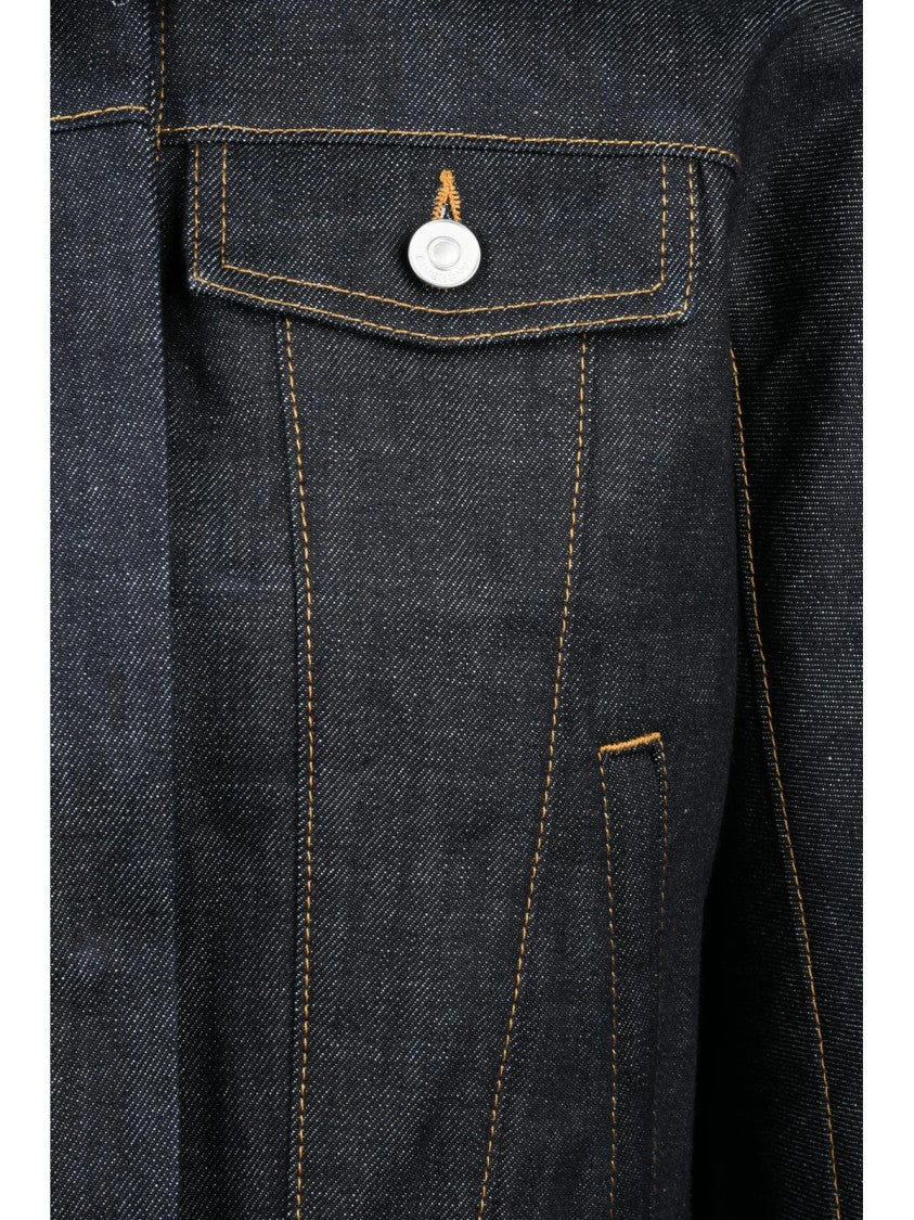 Givenchy Short Denim Coat - Night Blue