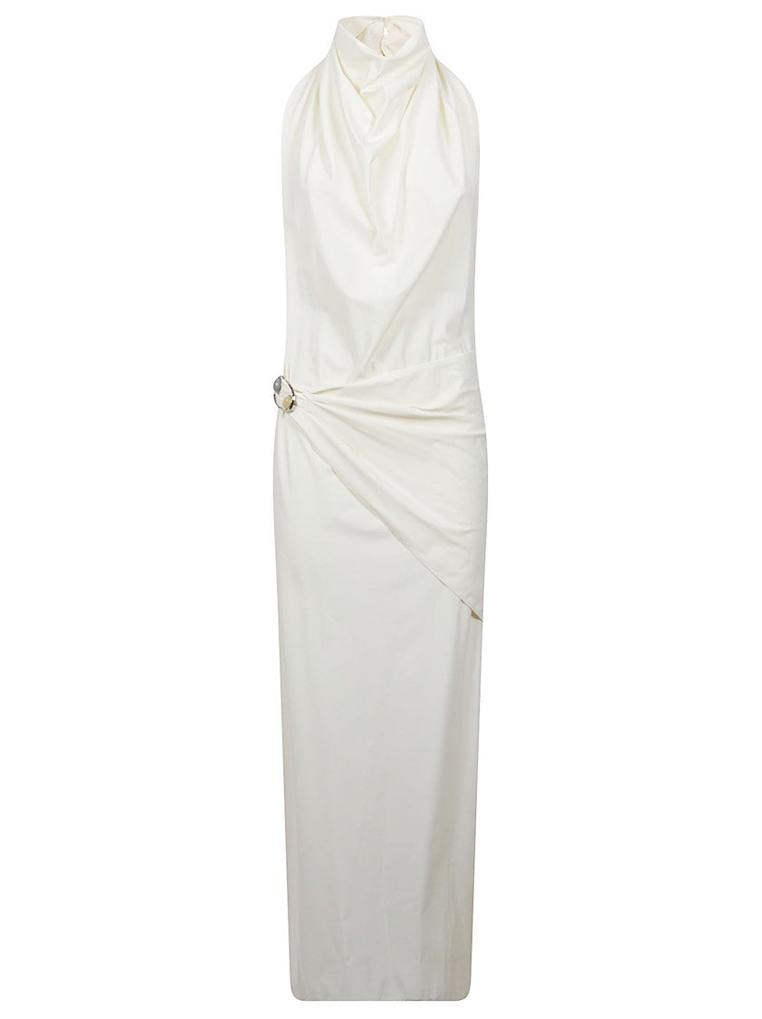 Hamoulet Halter Long Halter Ankle Dress
