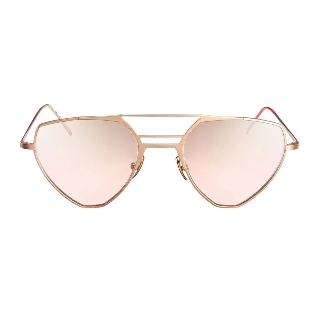 Vysen R-4 Geometric Aviator Sunglasses With Metallic Frame