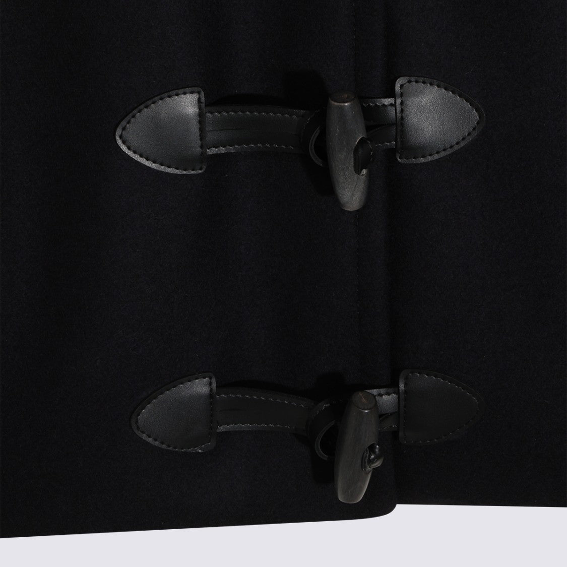 Isabel Marant Étoile Boxy Black Jacket With Toggle Fastenings And Leather Accents