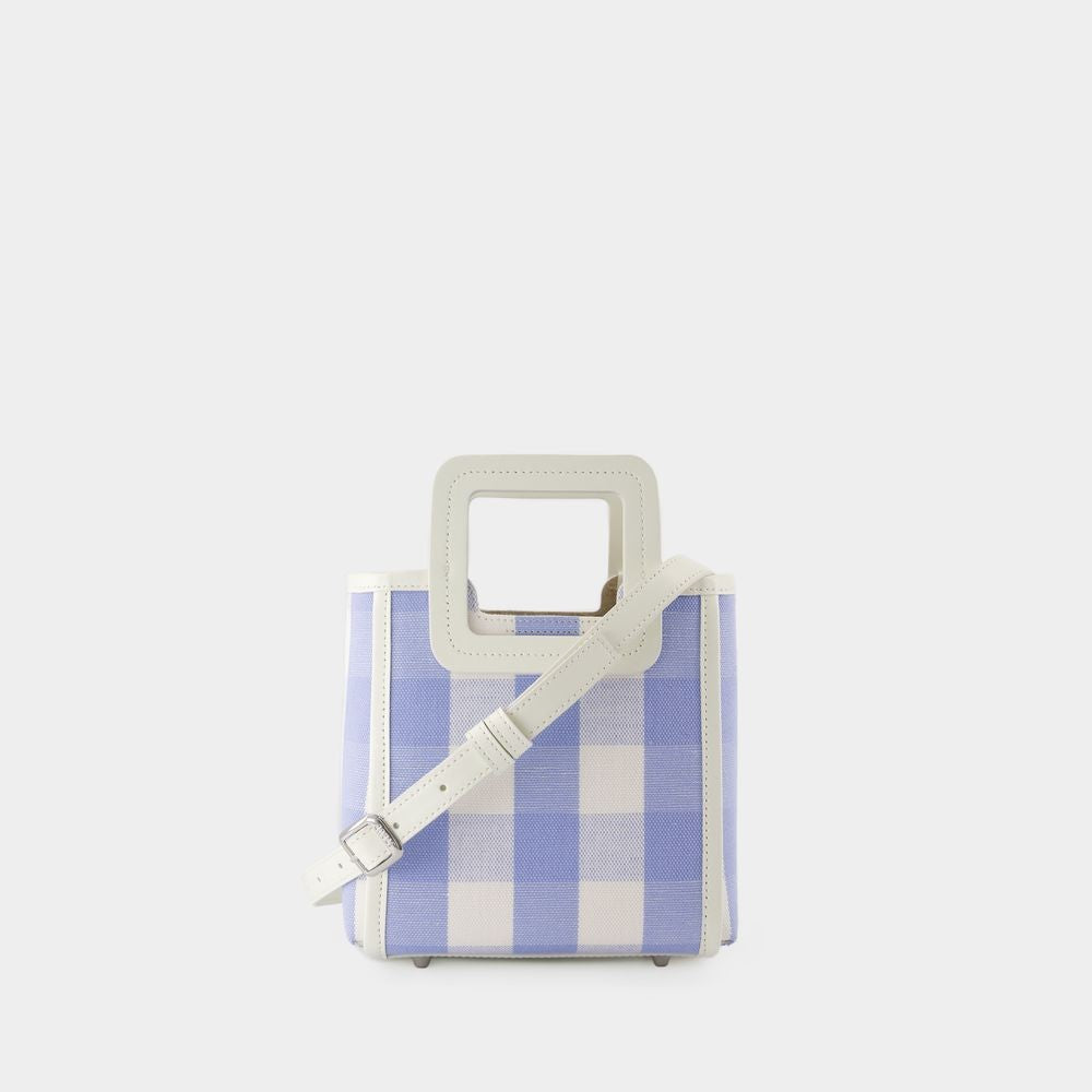 Staud Mini Shirley Bag - Leather - Blue