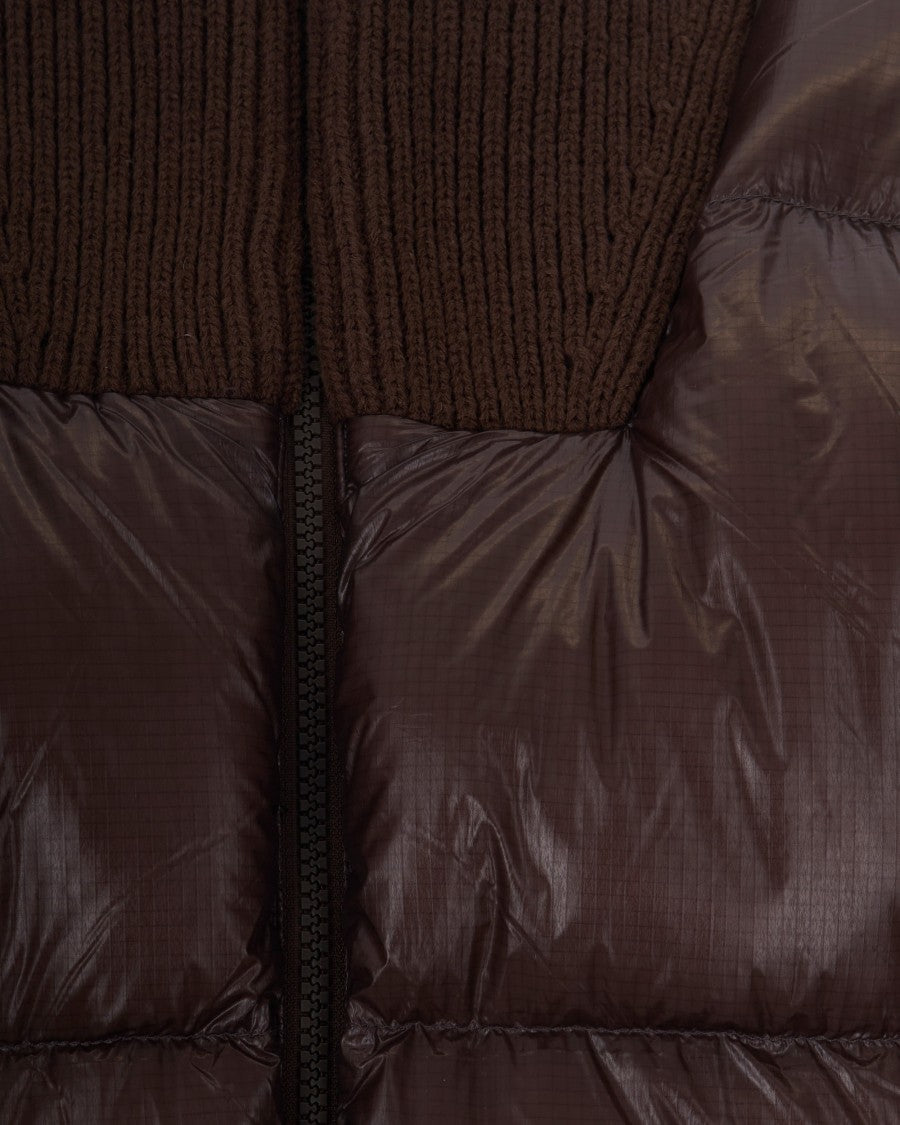 Diesel Plum Purple Warrior Nylon Down Jacket