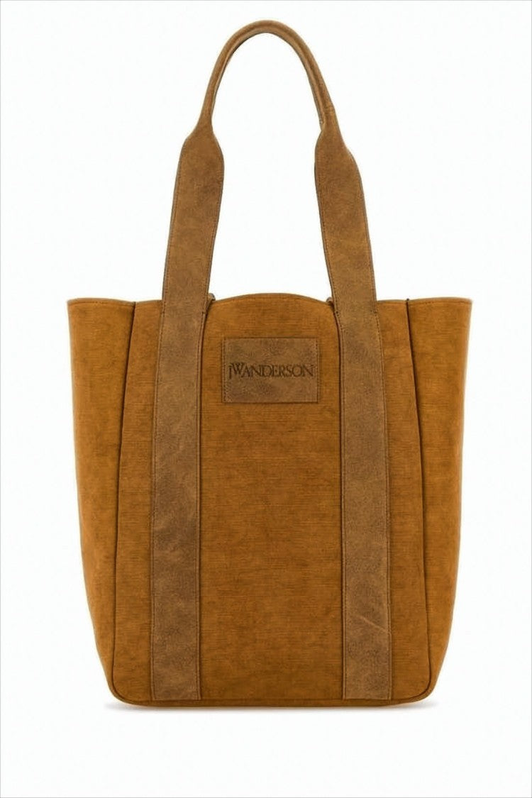 J. W. Anderson Structured Brown Fabric And Leather Tote