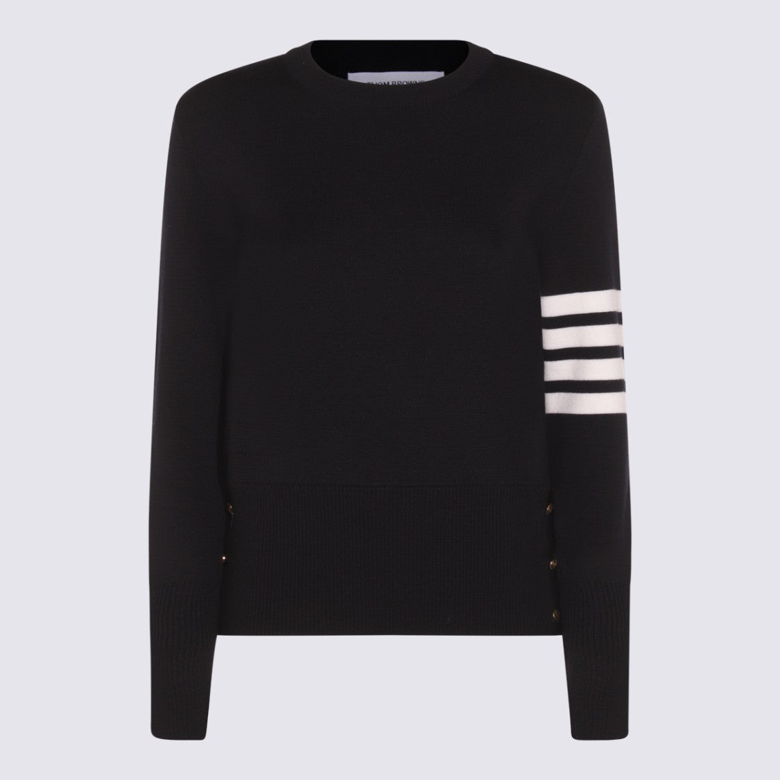 Thom Browne Dark Blue Wool Knitwear
