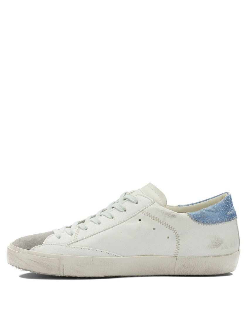 Philippe Model Paris Low-Top Slip-On Sneakers With Premium Leather And Rubber Accents