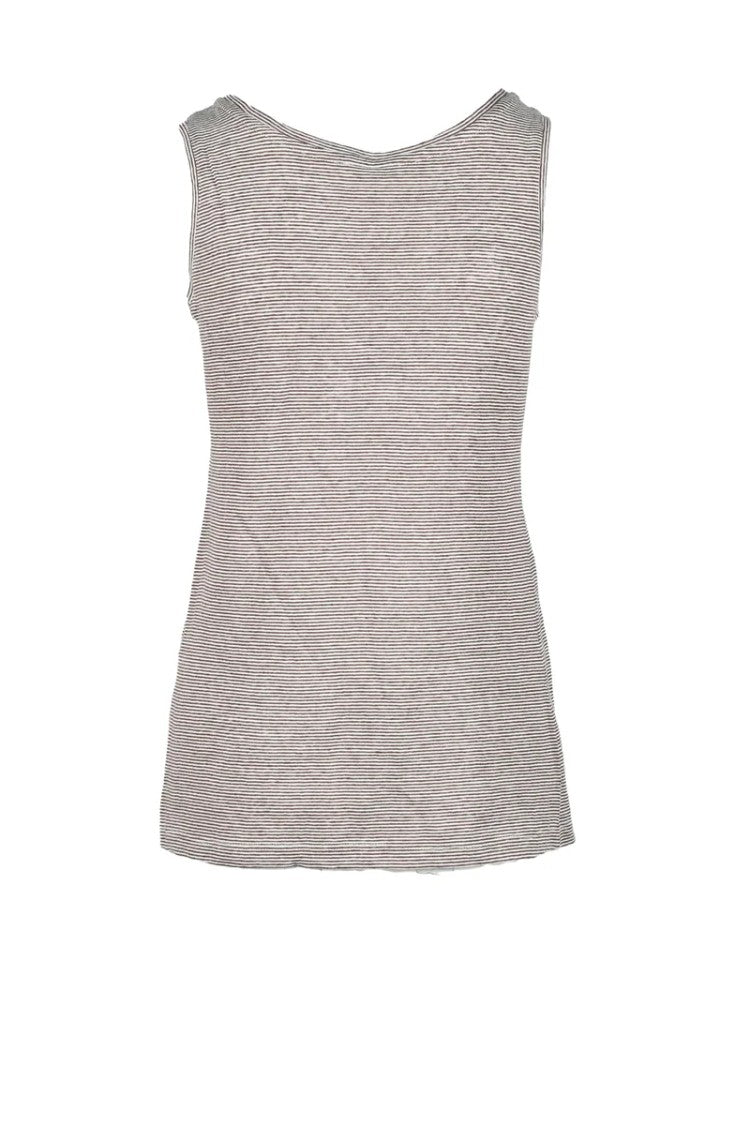 Balia 8.22 Brown/Beige Knit Tank Top