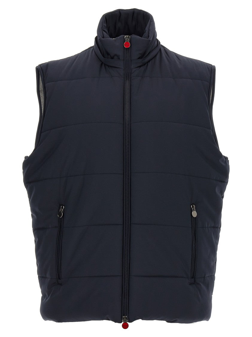 Kiton Technical Fabric Padded Vest