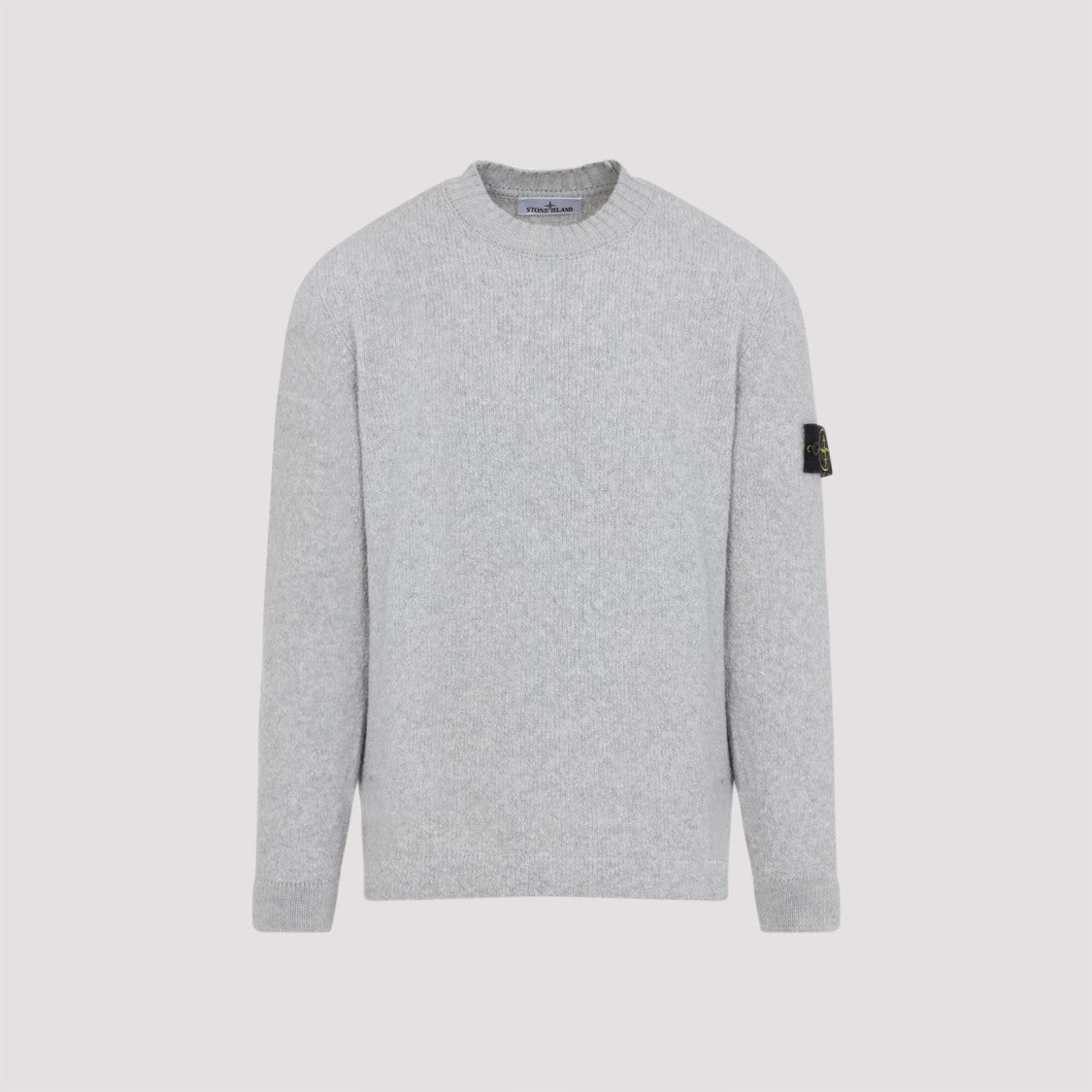 Stone Island Crew Neck Wool Blend Sweater