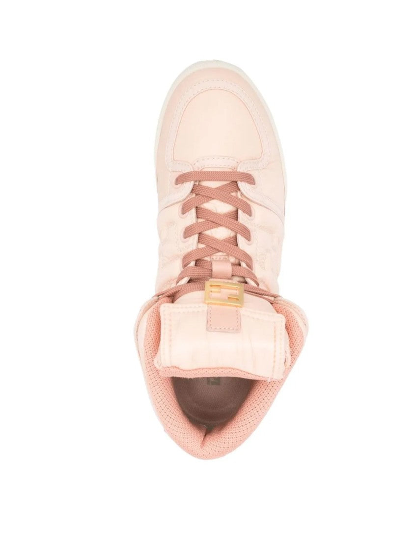 Fendi Match Baguette Mid-Top Sneakers