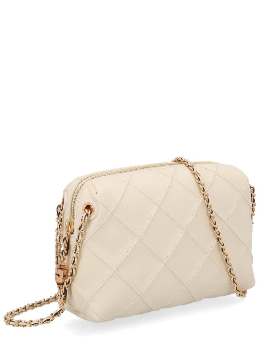 Tory Burch Fleming Quilted Lamb Leather Bag