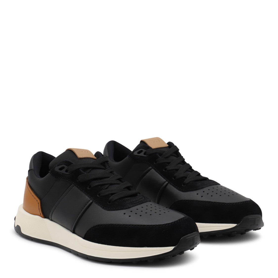 Tod's Black Leather Sneakers
