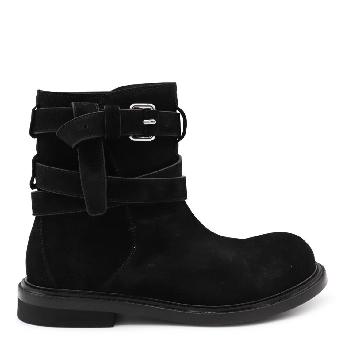Moschino Black Leather Boots