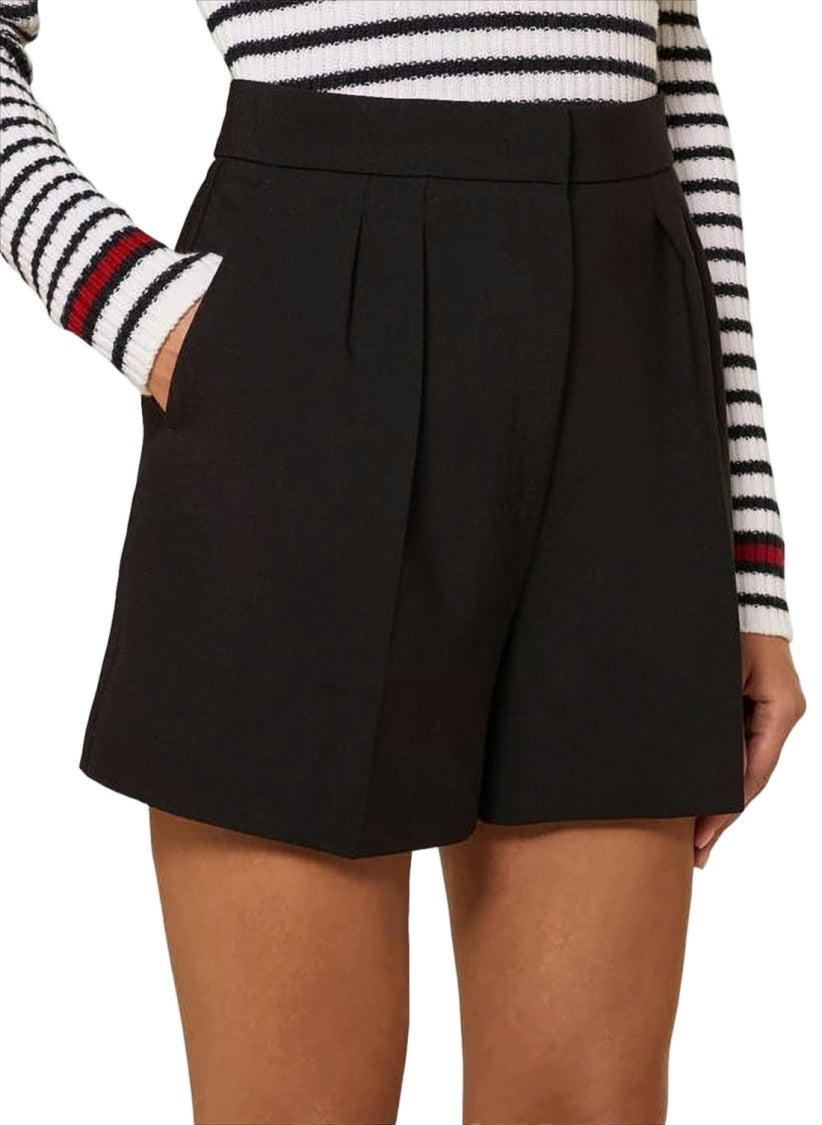 Max Mara Tailored High-Waisted Shorts With Structured Silhouette
