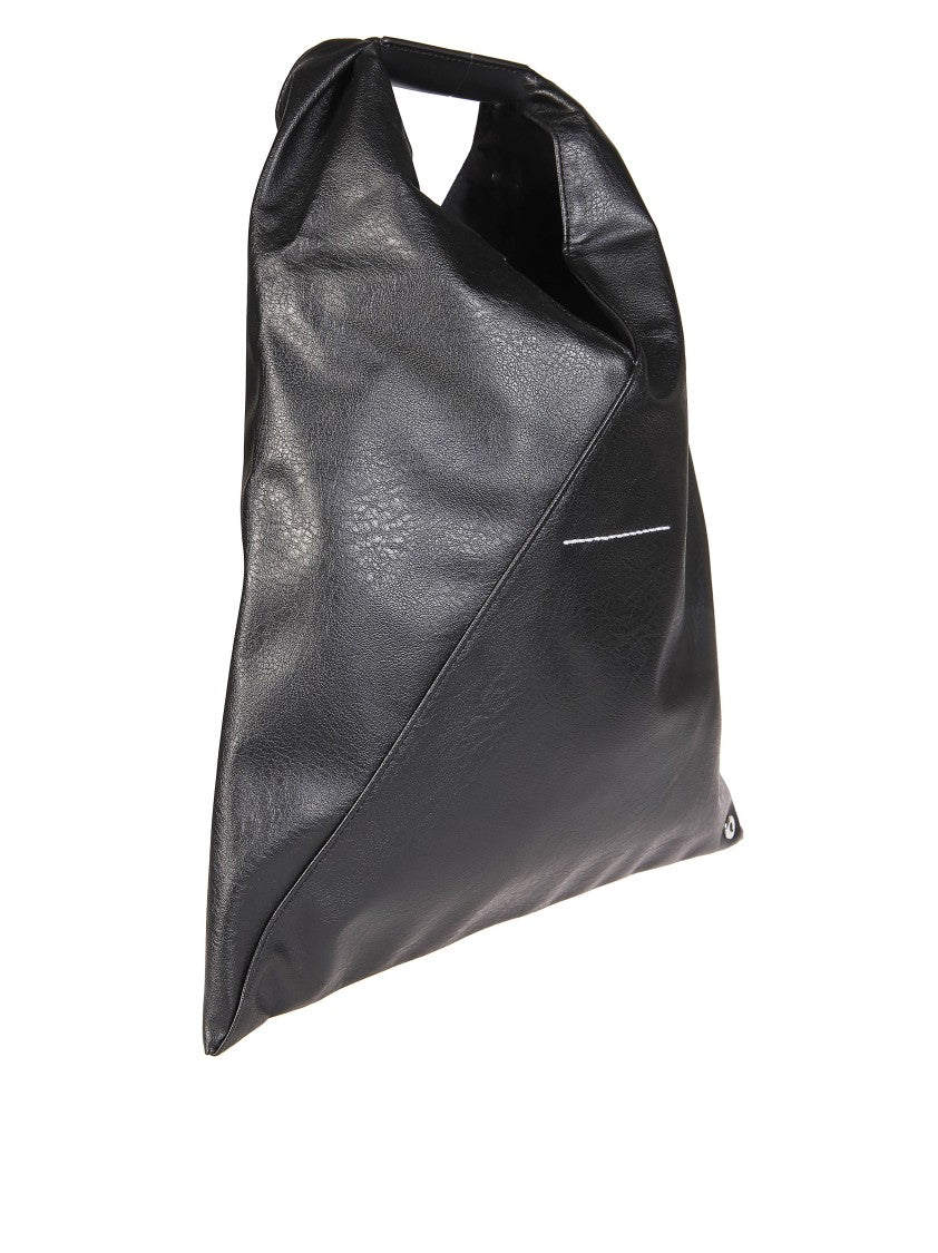 Mm6 By Maison Margiela Black Small Japanese Folded Triangular Handbag
