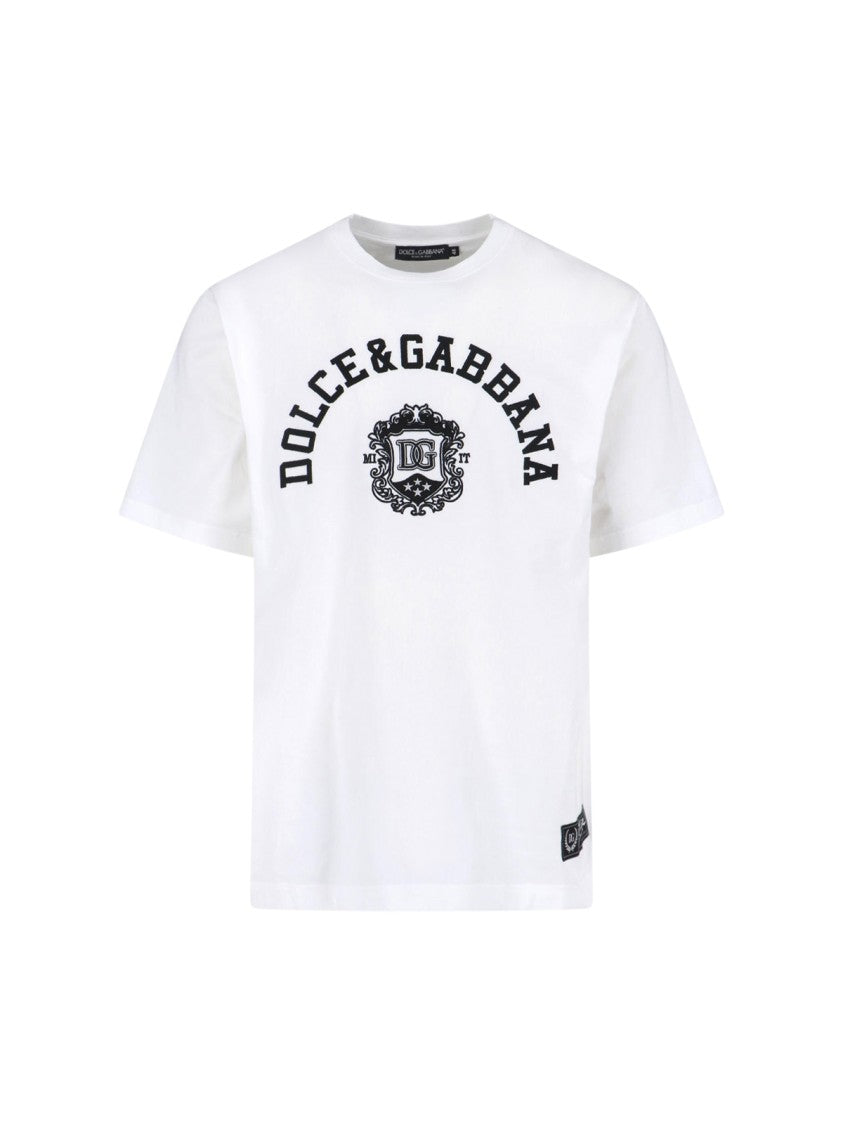 Dolce & Gabbana White Logo T-Shirt