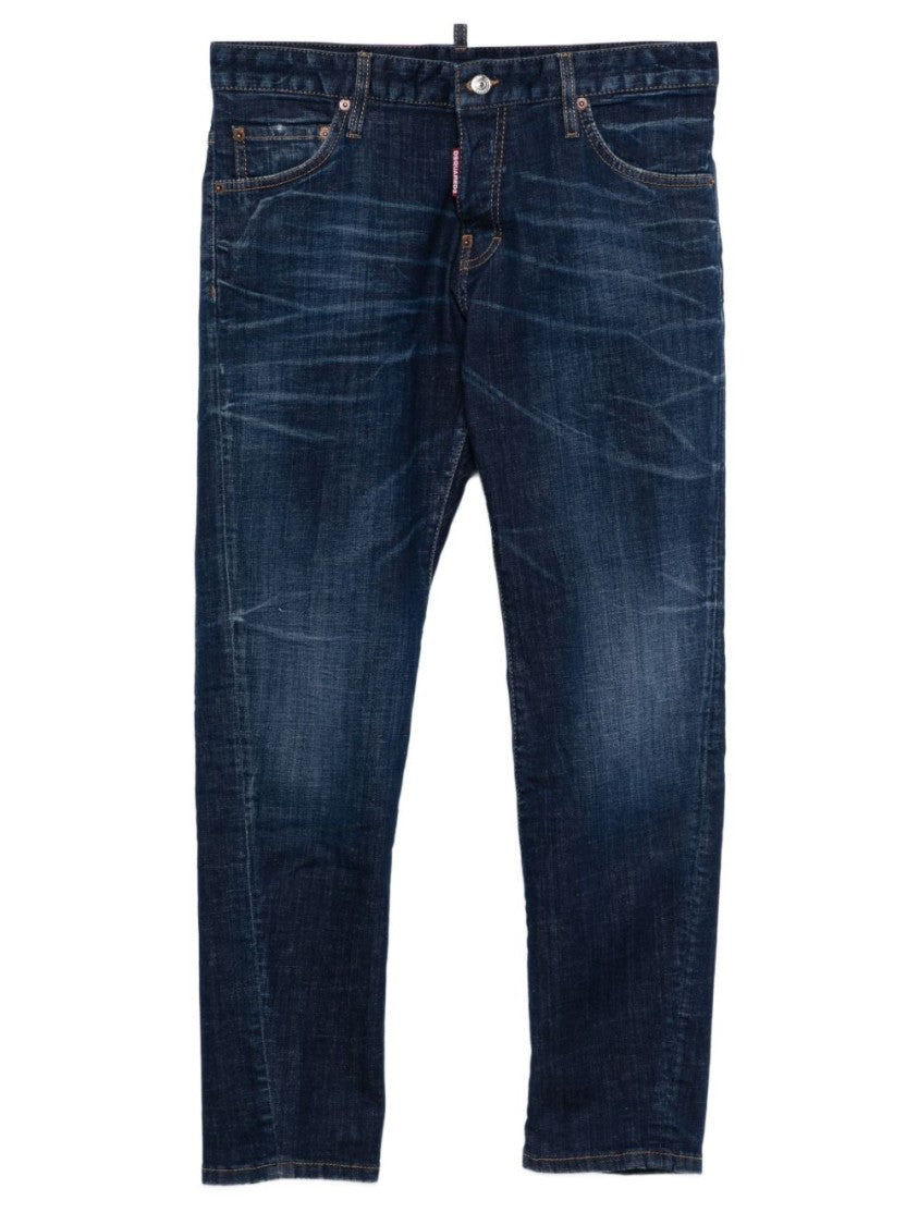 Dsquared2 Blue Classic Five-Pocket Denim Jeans