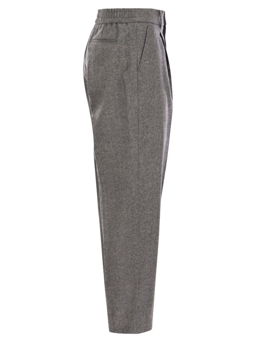 Pt Torino Daisy - Wool And Cashmere Pants
