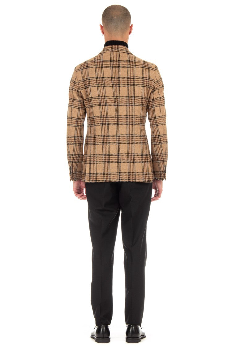Tagliatore Montecarlo Prince Of Wales Double-Breasted Jacket