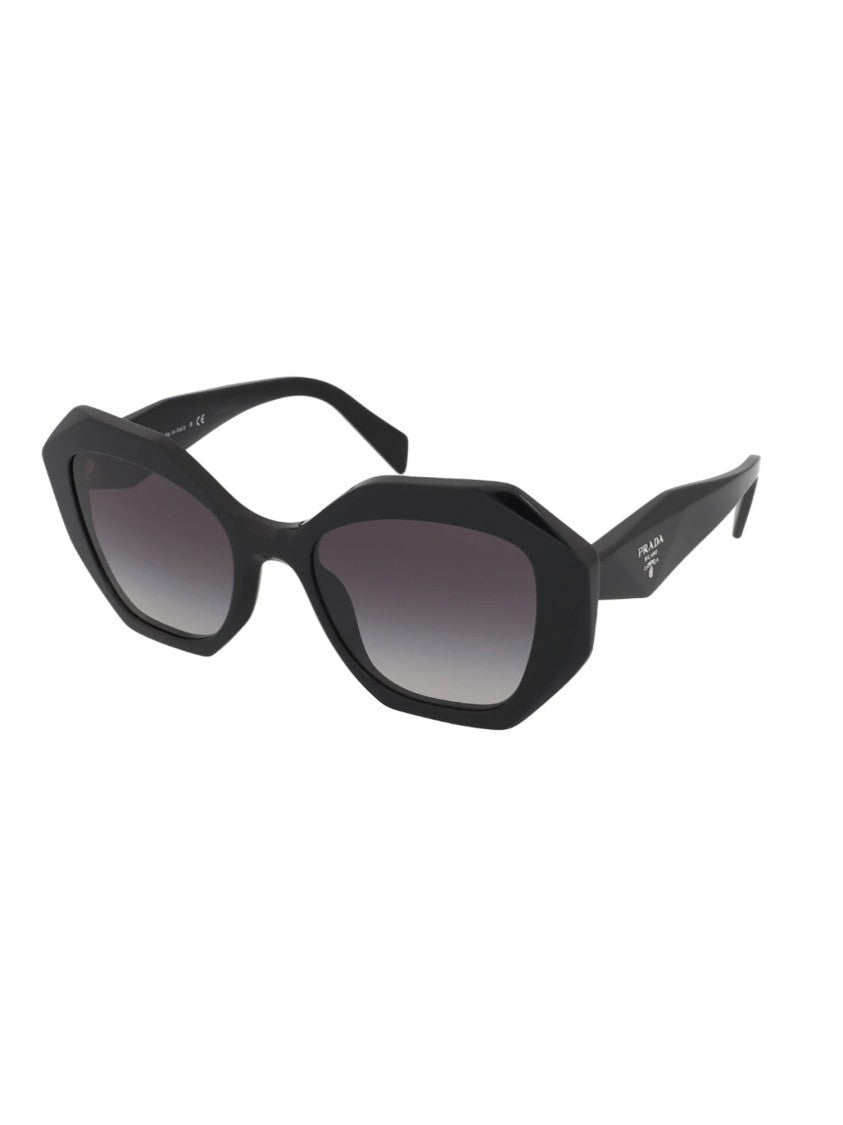 Prada Oversized Octagonal Frame Black Sunglasses