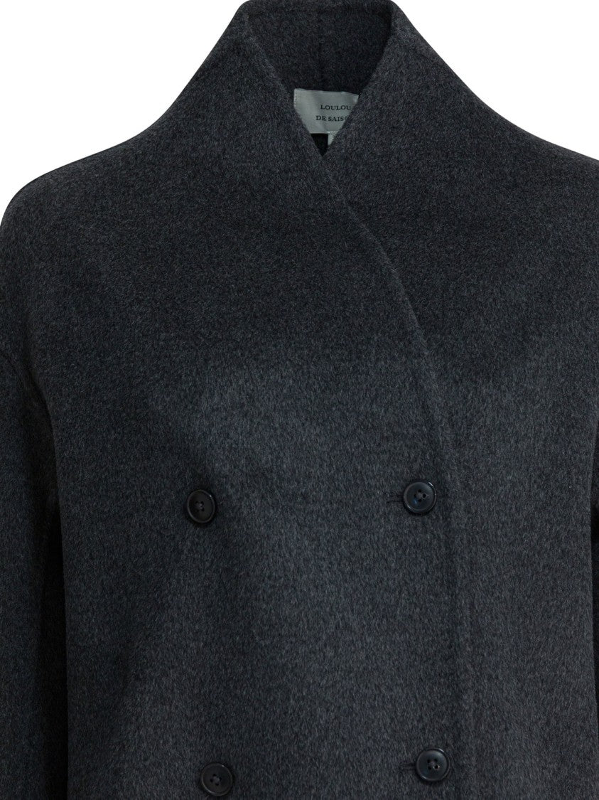 Loulou De Saison Cropped Double-Breasted Jacket