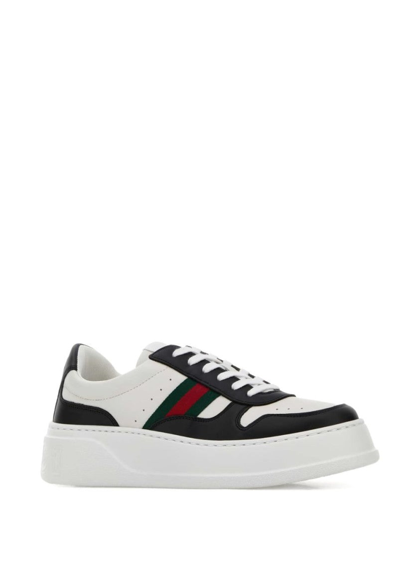 Gucci Low-Top Sneakers With Signature Web Stripes