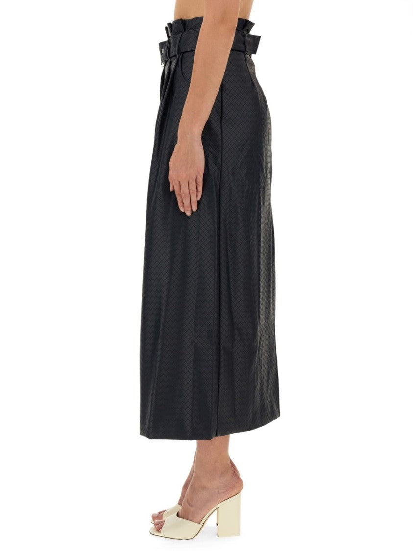 Rotate High-Waisted Braided Skirt With Structured Silhouette