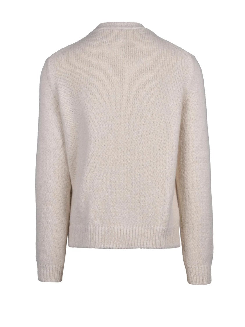 Jil Sander Alpaca And Virgin Wool Blend Crewneck Sweater From Jil Sander
