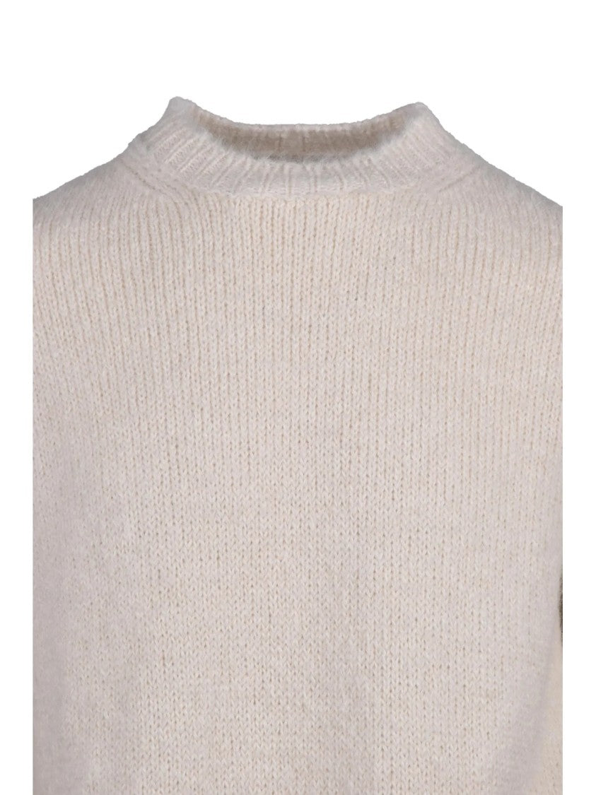 Jil Sander Alpaca And Virgin Wool Blend Crewneck Sweater From Jil Sander