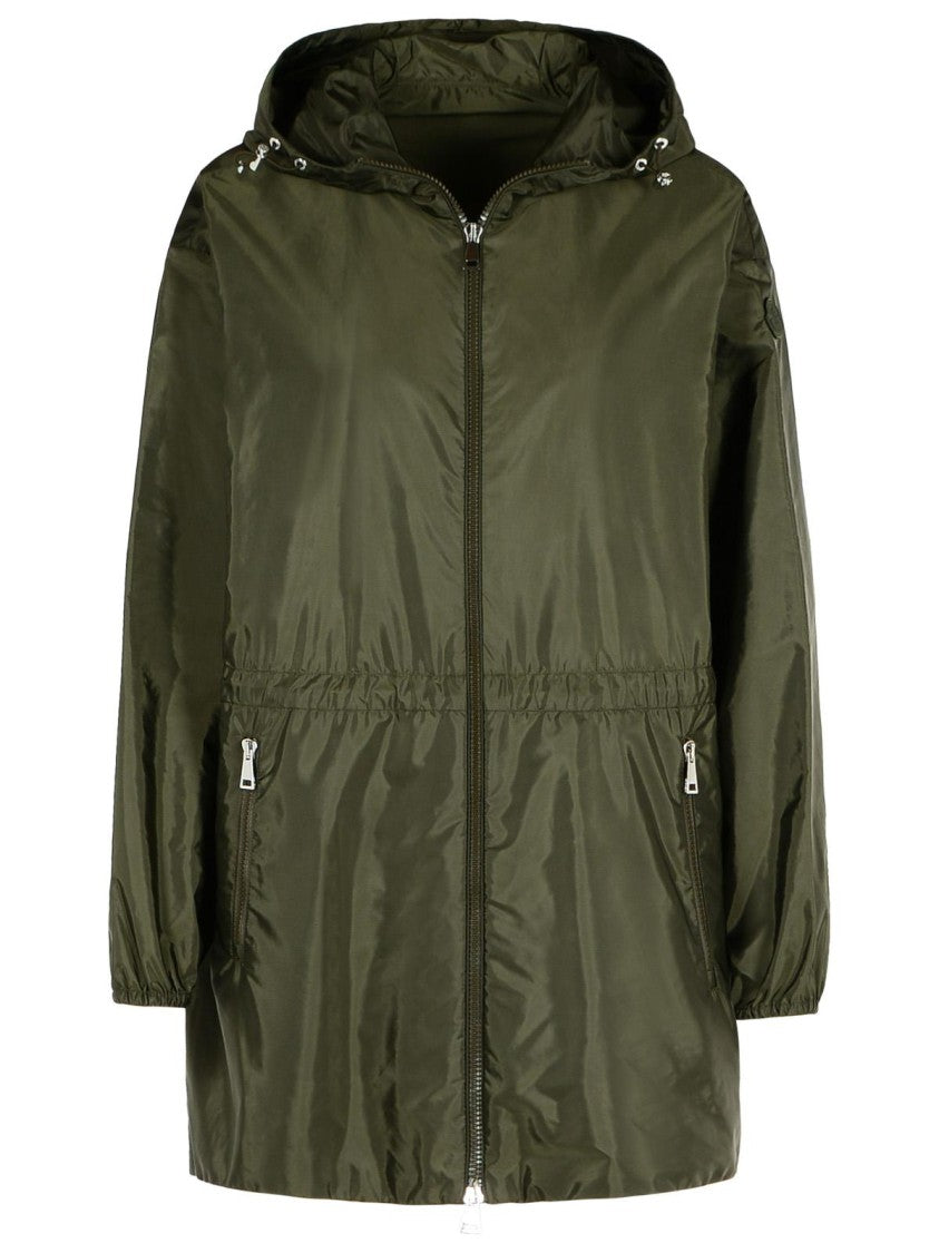 Moncler Wete' Green Polyamide Jacket