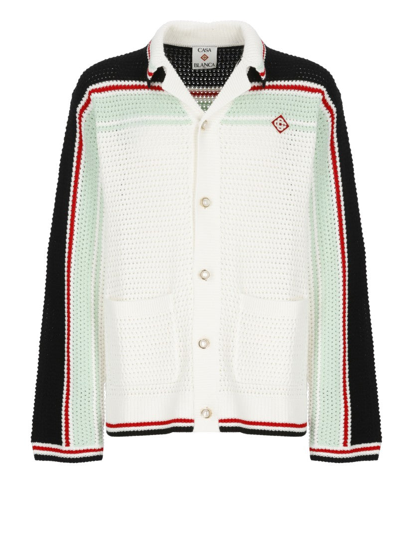 Casablanca Faux Crochet Shirt