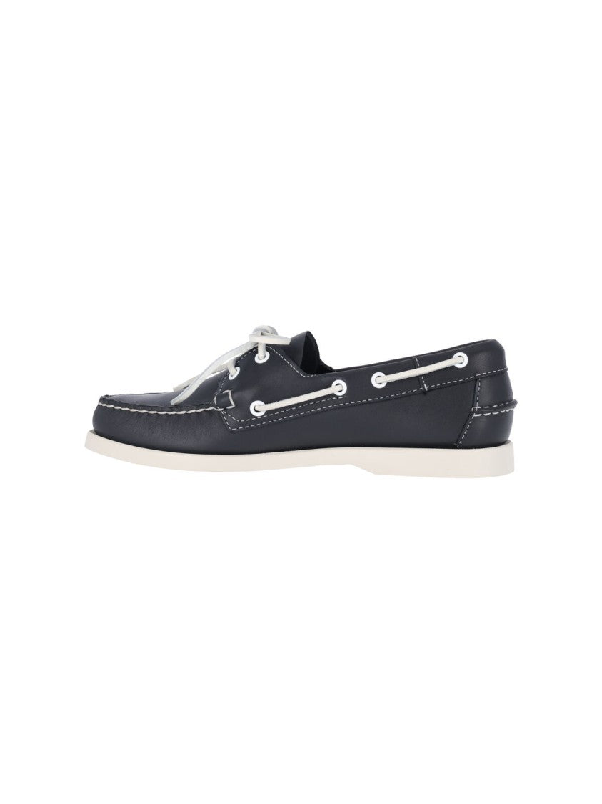 Sebago "Docksides Portland" Boat Shoes – Navy