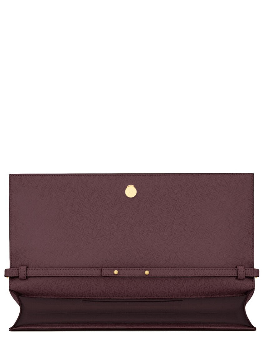 Saint Laurent Rectangular Shoulder Bag In Smooth Calf Leather